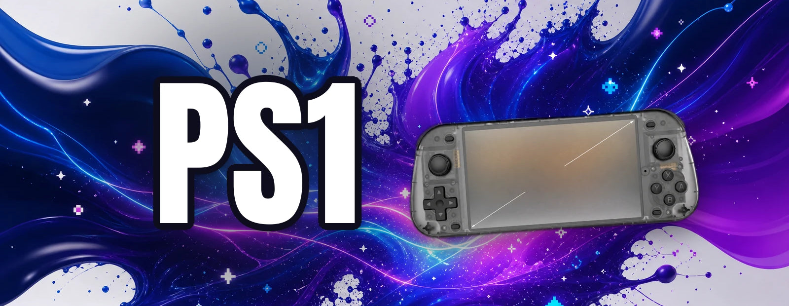 Miniature : rejouer aux jeux PS1 sur une console rétrogaming portable.