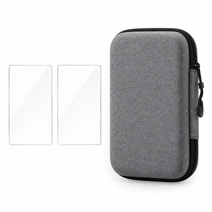 Pack protection R36S Plus : étui de transport rigide et deux verres trempés