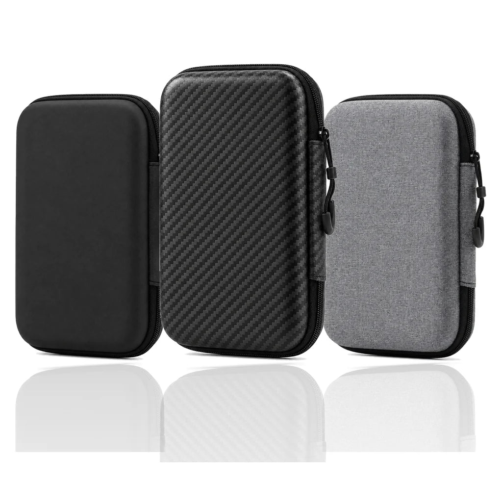 Les trois coloris du pack protection R36S Plus : noir, carbone et gris