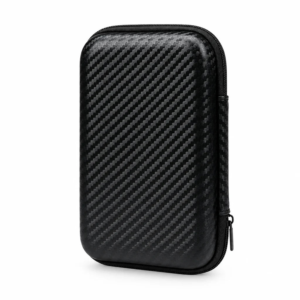 Pack protection R36H : étui de transport et trois verres trempés — coloris Carbone