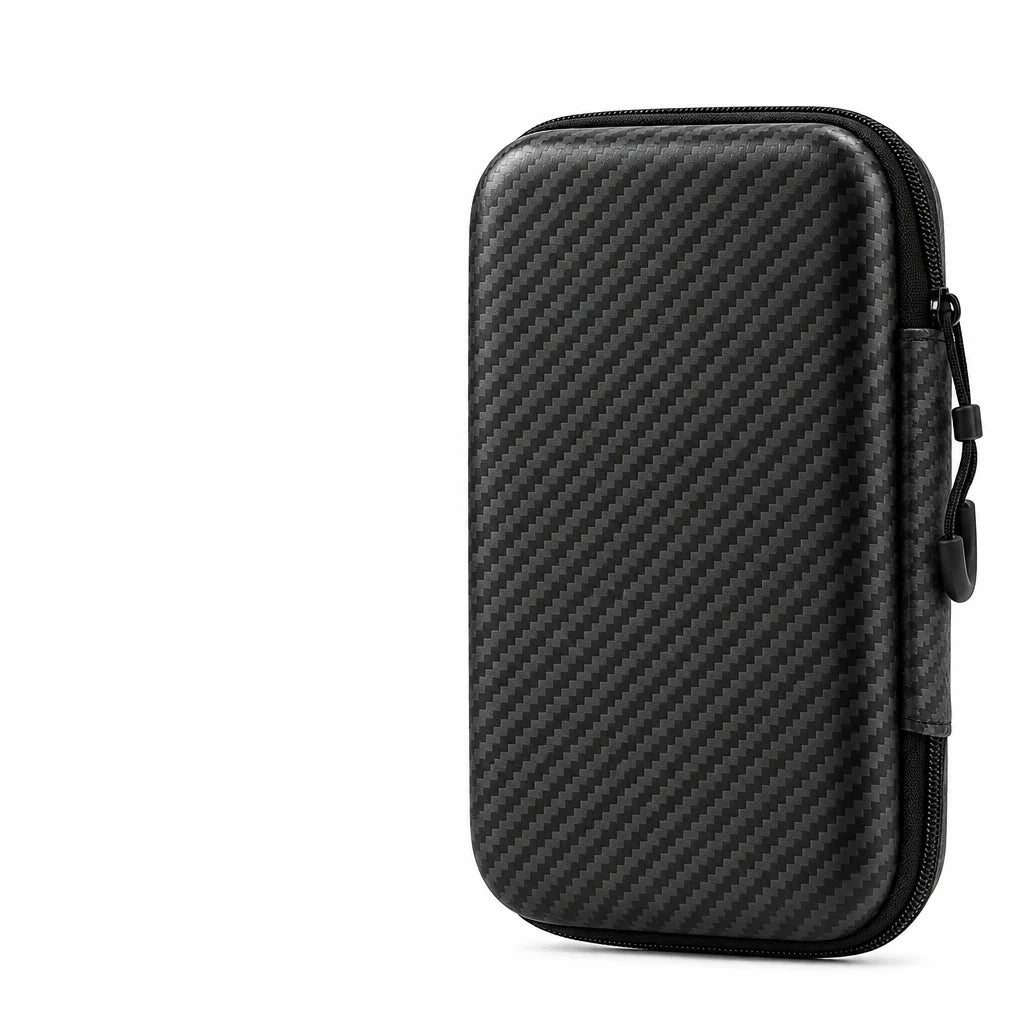 Pack protection R36S Plus : étui de transport et deux verres trempés — coloris Carbone