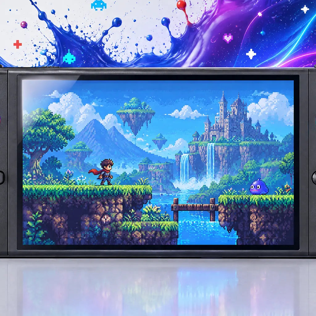 Écran IPS 7 pouces 1024×600 de la console rétrogaming portable