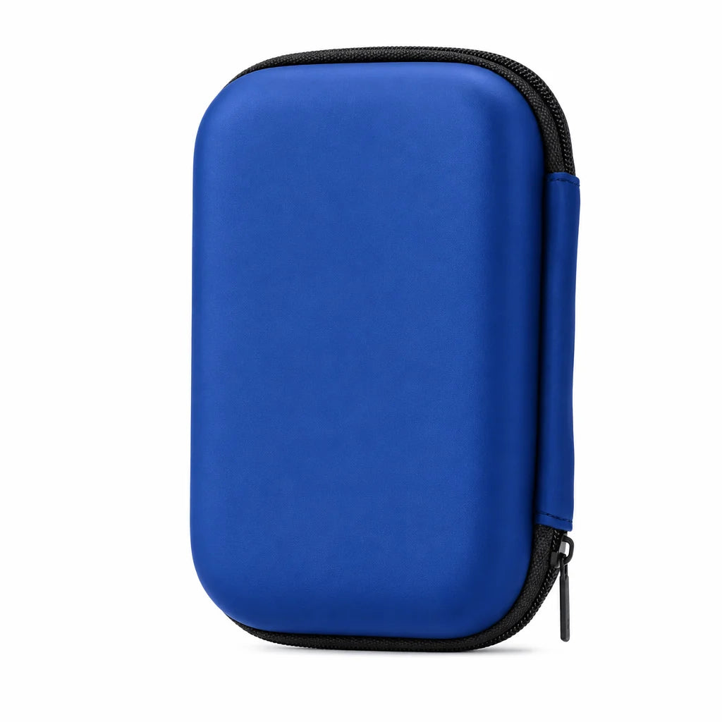 Étui de transport rigide EVA pour console rétrogaming portable 3,5 pouces — coloris Bleu