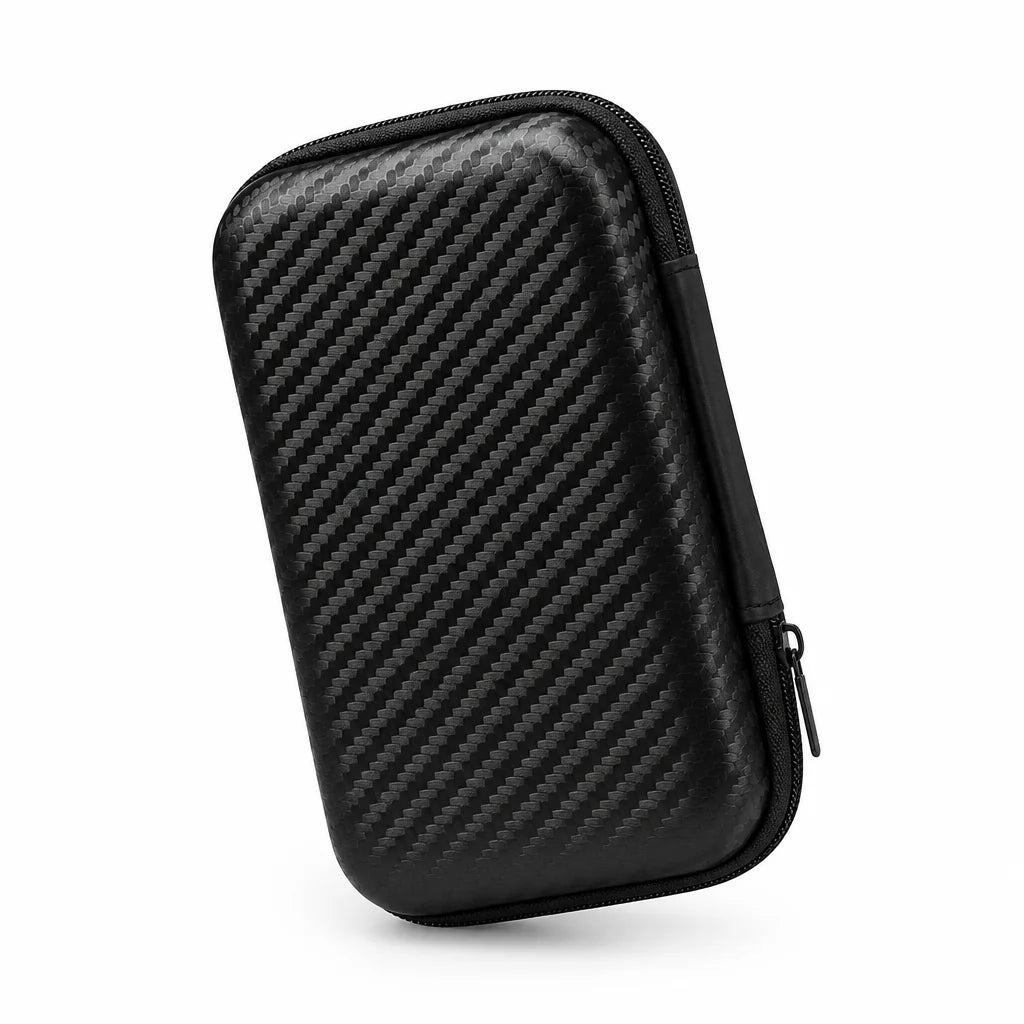Étui de transport rigide EVA pour console rétrogaming portable 4 pouces — coloris Carbone