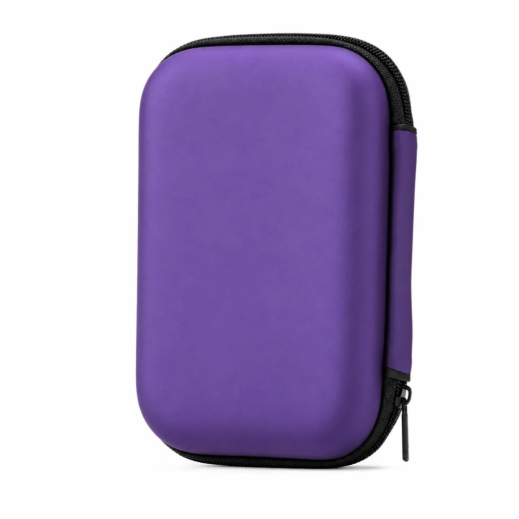 Étui de transport rigide EVA pour console rétrogaming portable 3,5 pouces — coloris Violet
