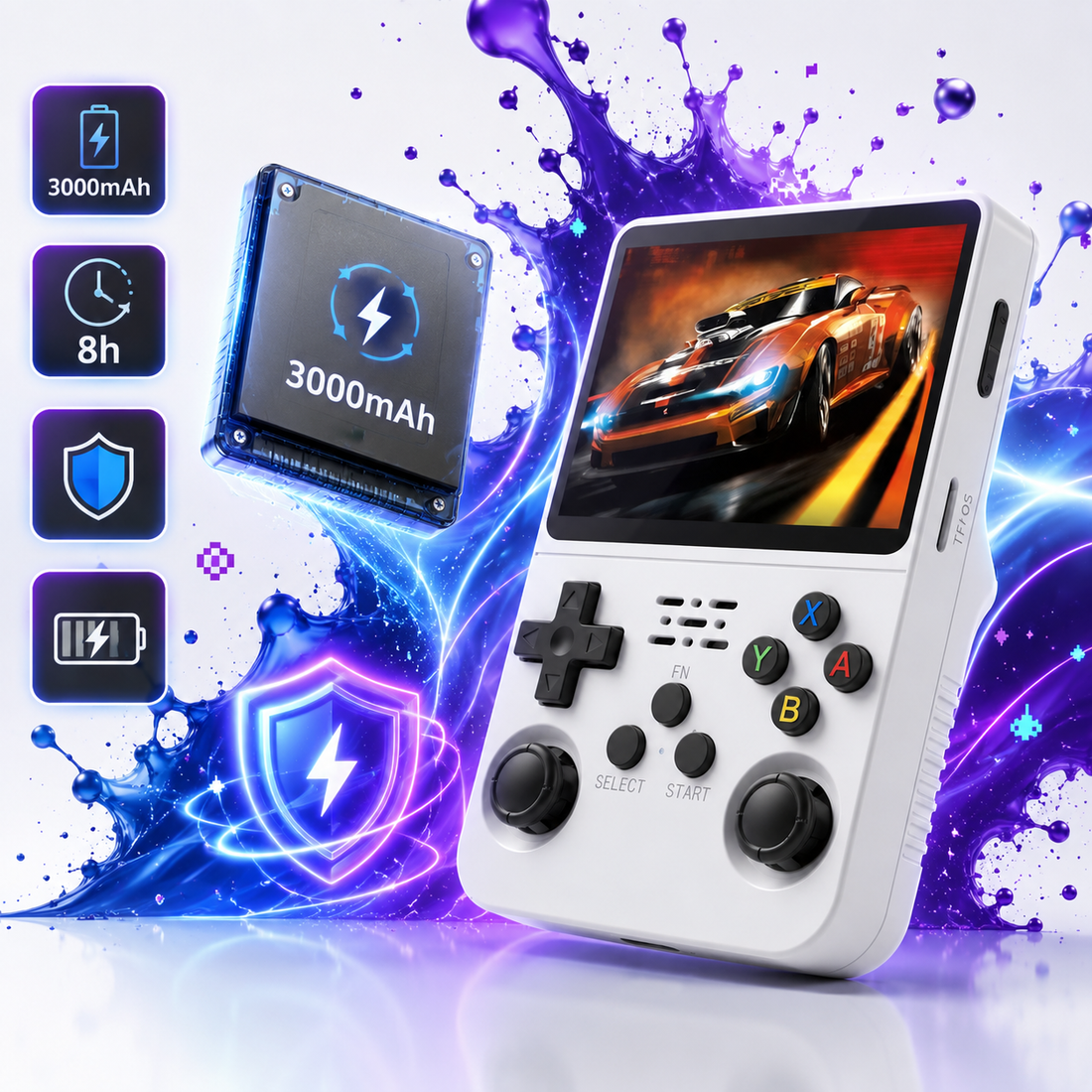 Console Rétro de Poche R36S 3.5″ — Prête à Jouer