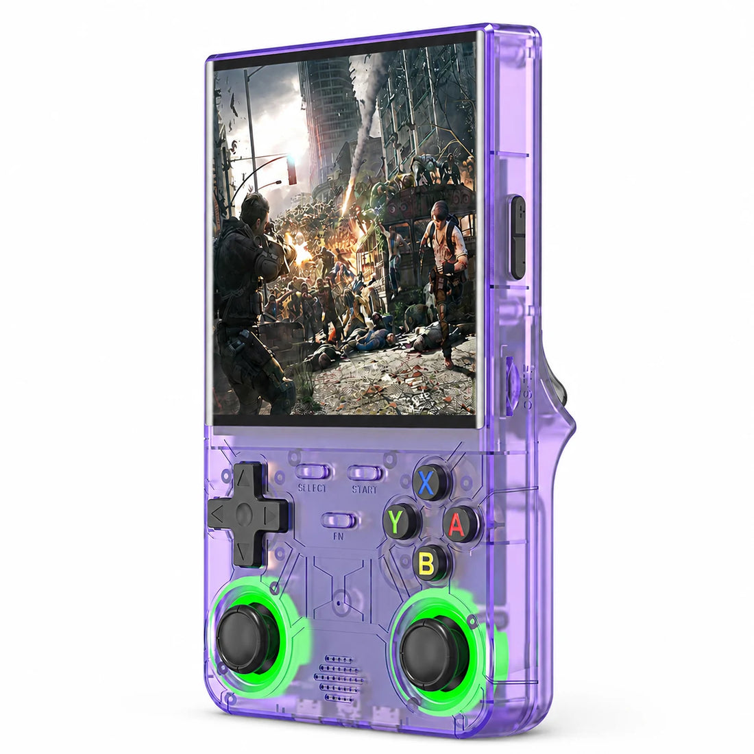 R36 Ultra 4-inch WiFi handheld retro gaming console — Purple