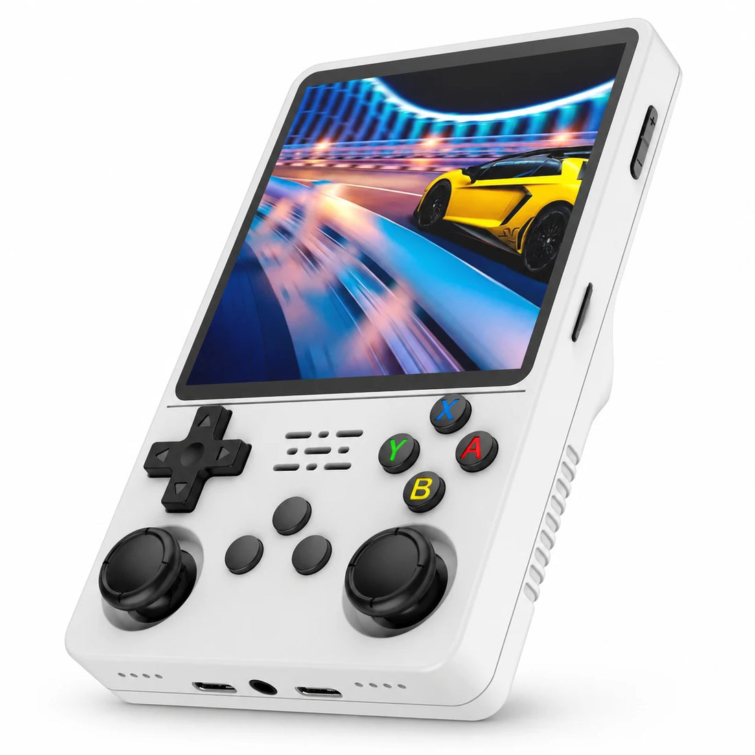 R36S Plus 4-inch WiFi handheld retro gaming console — White