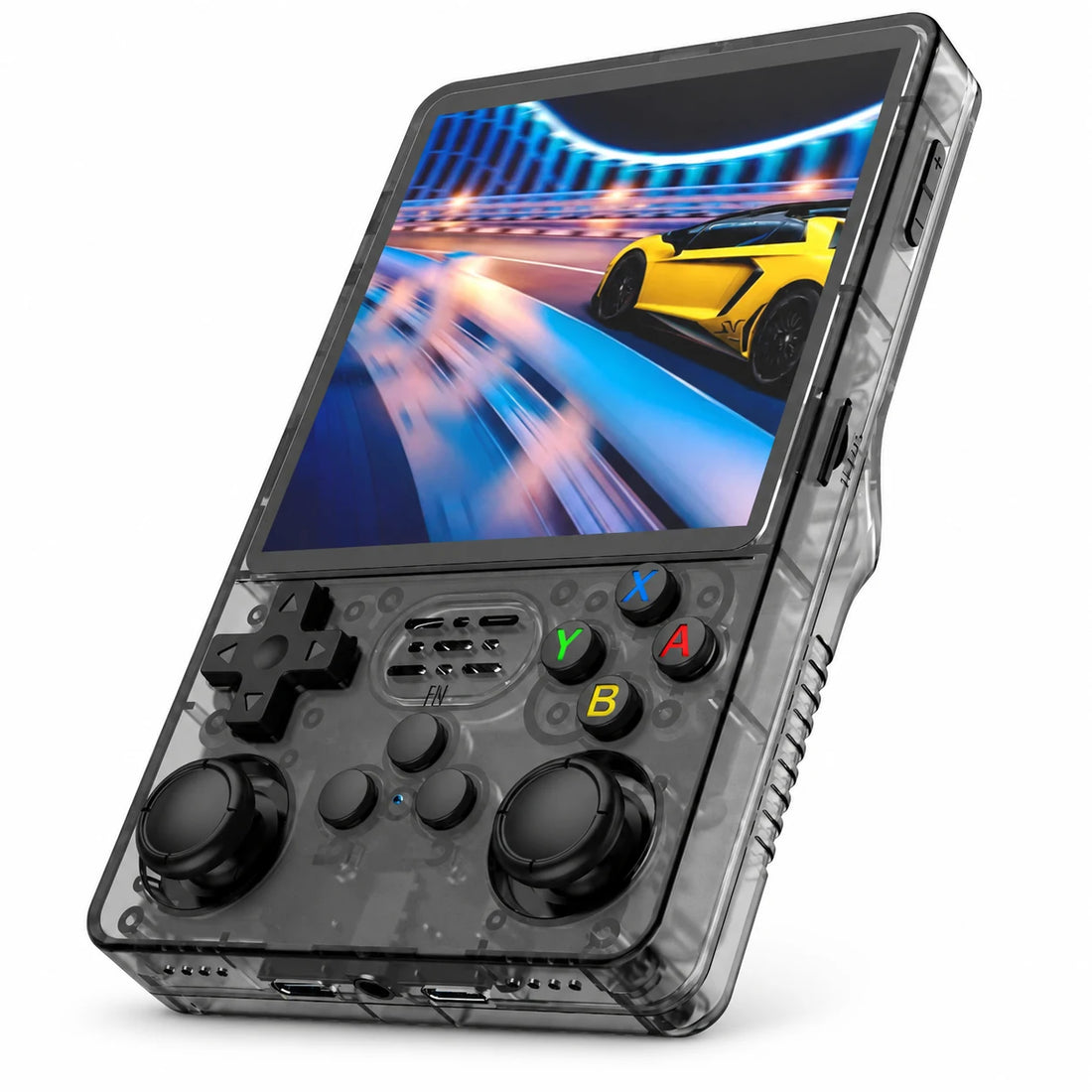 R36S Plus 4-inch WiFi handheld retro gaming console — Black