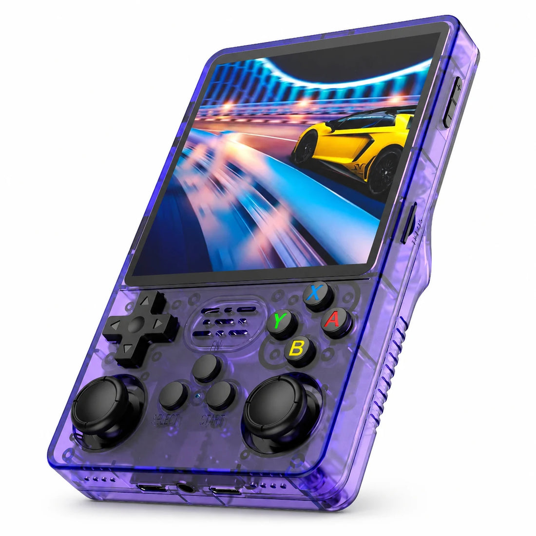 R36S Plus 4-inch WiFi handheld retro gaming console — Purple