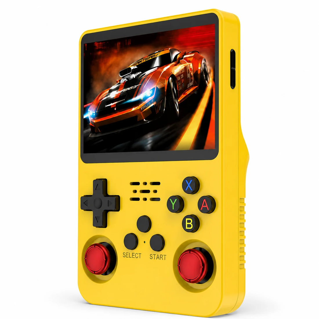 R36S 3.5-inch pocket retro console — Yellow