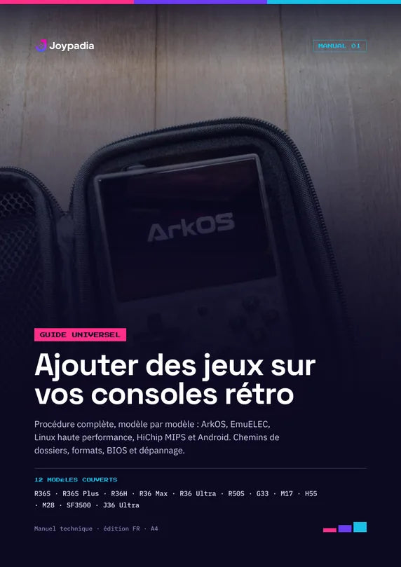 Couverture du manuel Ajouter des jeux sur vos consoles rétro